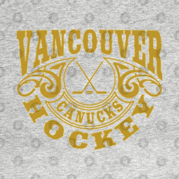 Vintage Retro Vancouver Canucks Hockey by carlesclan